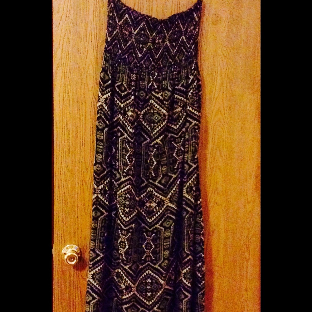 Forever 21 XL Strapless Maxi Sundress